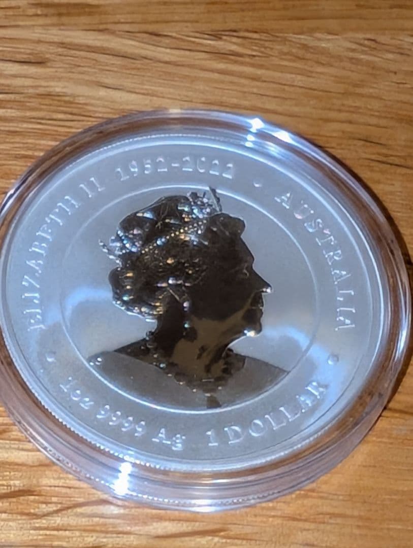 (保証書付)2024年 オーストラリア　辰年　龍年　カラー銀貨