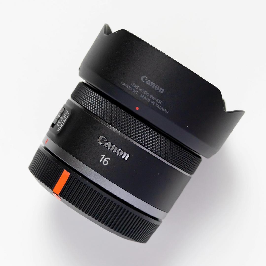 Canon RF16mm F2.8 STM レンズ＋フード（美品）