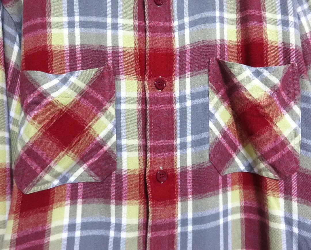 定価3.6万 UNUSED Rayon check shirt 2 レーヨン
