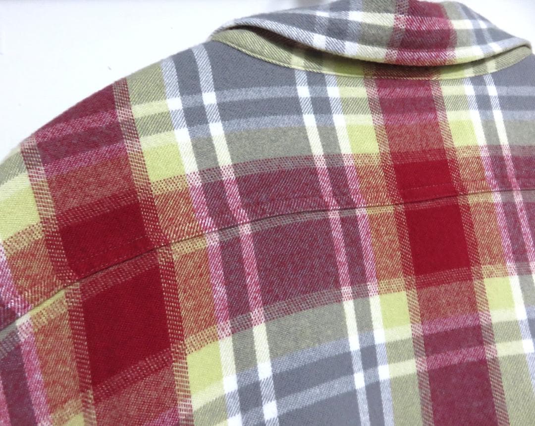 定価3.6万 UNUSED Rayon check shirt 2 レーヨン