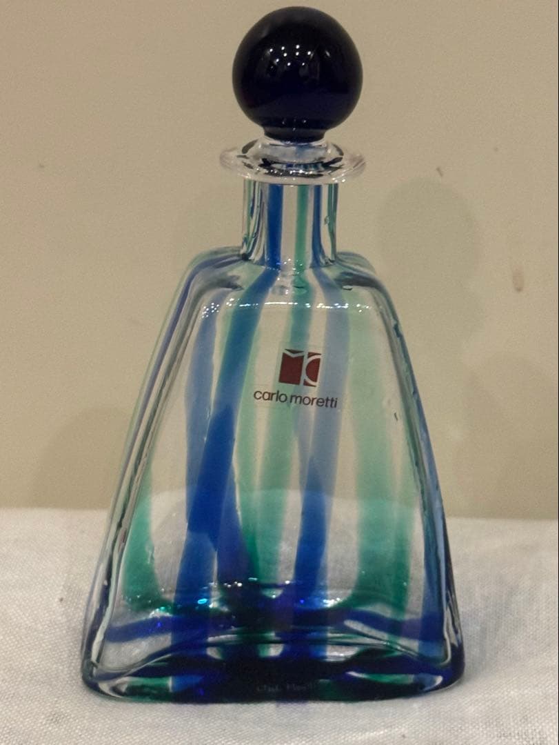 ☆ Carlo Moretti ガラス　デカンタ　ストライプ☆