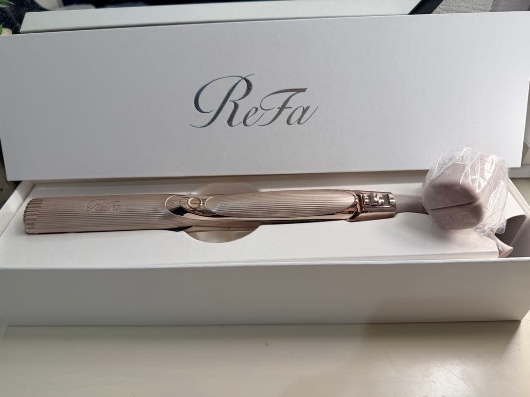 最新ReFa ストレートヘアアイロン シャンパングージュ　ピンク