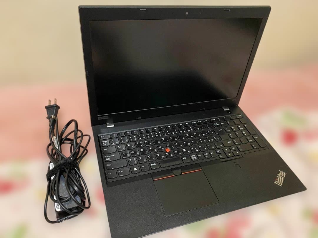【美品/即配送】ThinkPad ノートPC 電源ケーブル付き SSD256GB