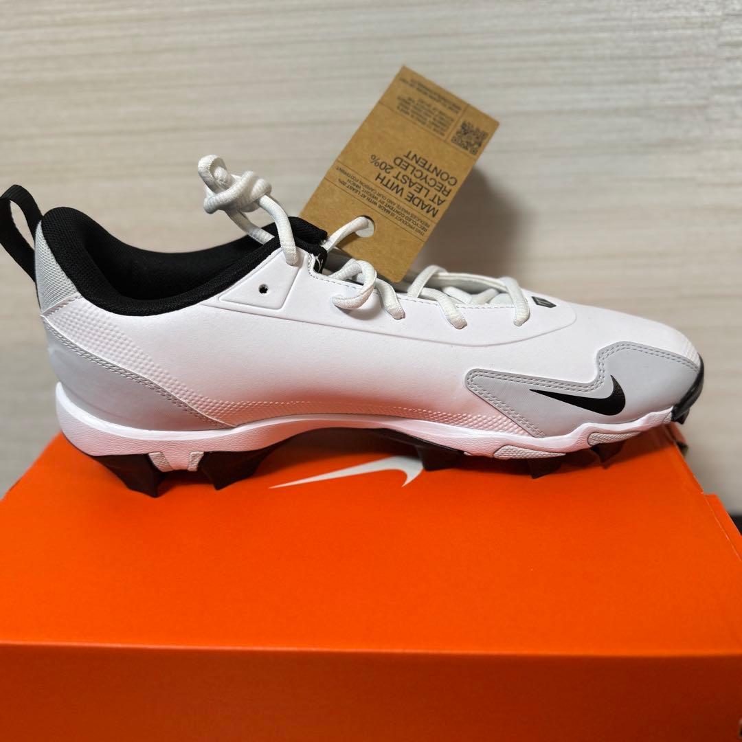 NIKE 野球 ポイントスパイク Force Trout 9 ホワイト 白