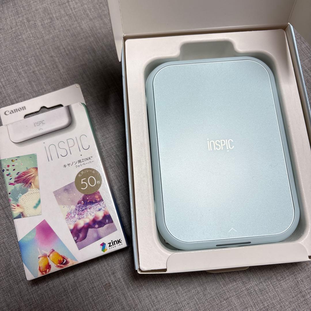 Canonキャノン　ミニフォトプリンター　iNSPiC PV-223 ブルー