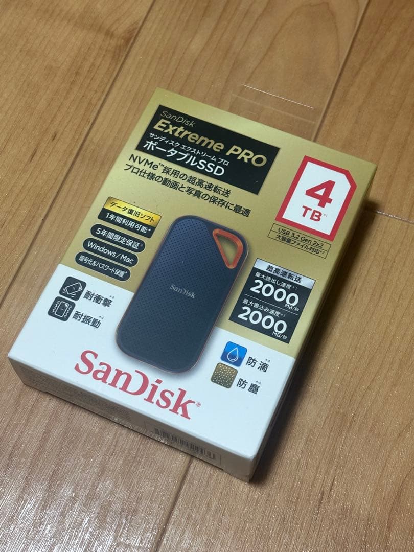 SanDisk Extreme PRO 4TB 外付けSSD 猫さん専用
