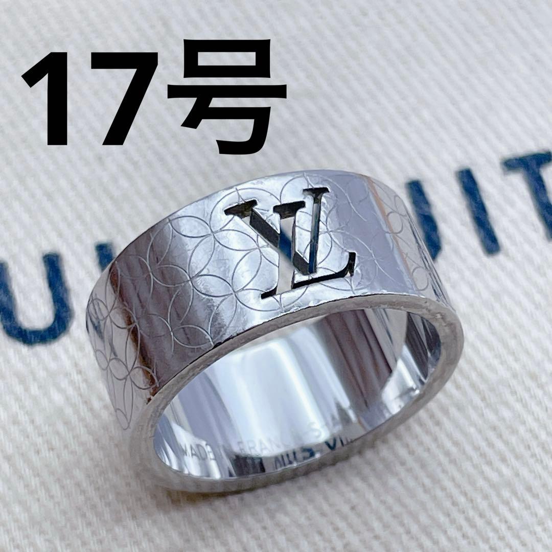 LOUIS VUITTON バーグシャンゼリゼ　リング　17号 シルバー