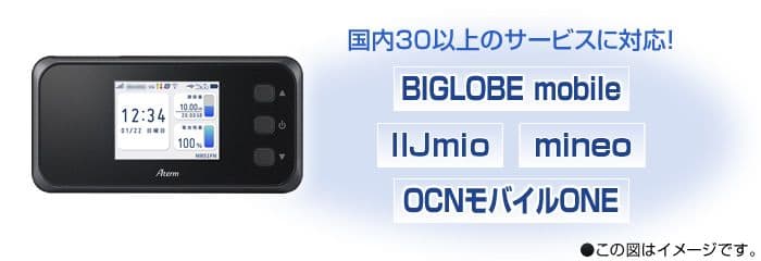 SiMフリー Aterm MR51FN 5Gモバイルルーター、クレードル