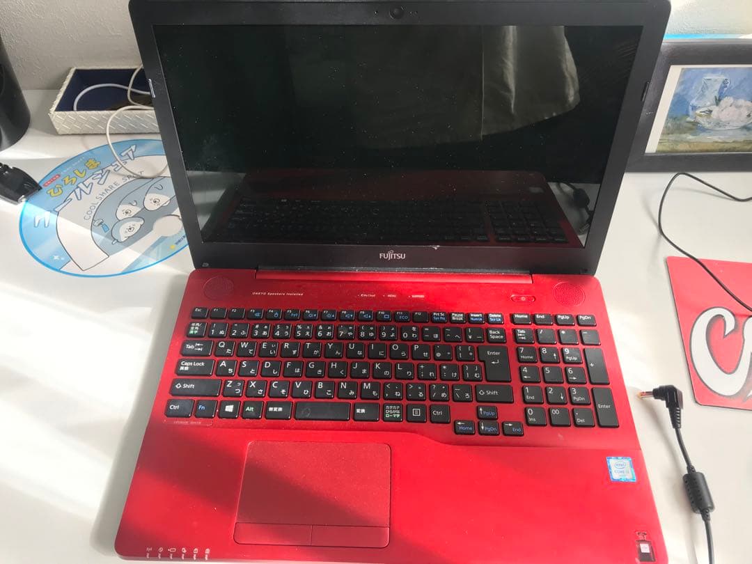 富士通 ノートPC AH45レッド