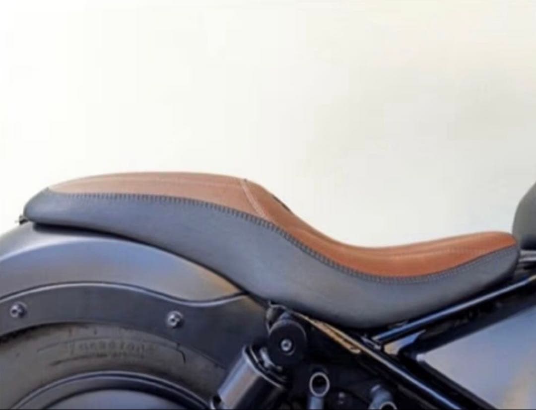 Diablo レブル250/500交換用シート ブラウン/ブラック