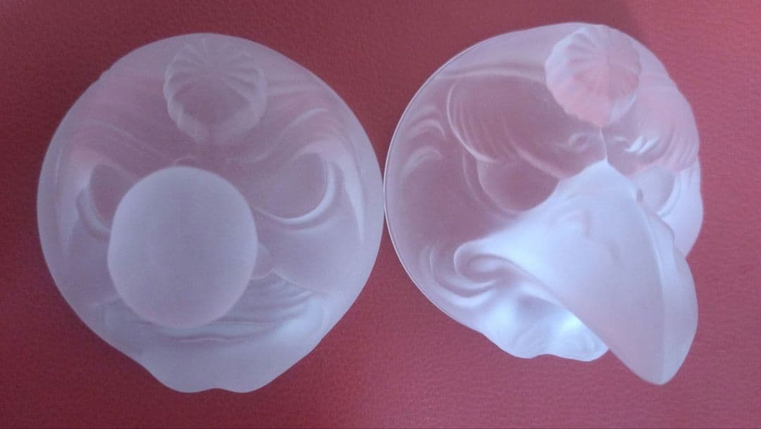 新品　未使用　出羽三山神社　クリスタル天狗盃　2個セット