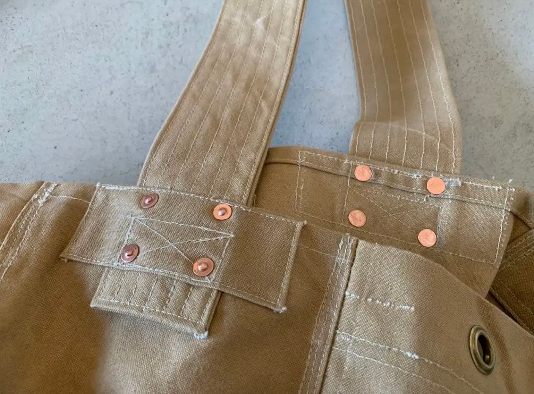 ohal / 90s ダッフルニュースペーパーバック コットンキャンバス　秋冬