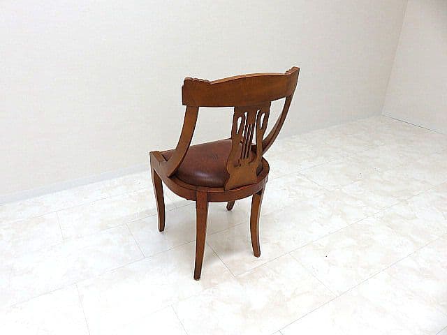 メ*ジ様 イタリア製　アールヌーヴォー様式サイドチェア　彫刻/アンティーク様式