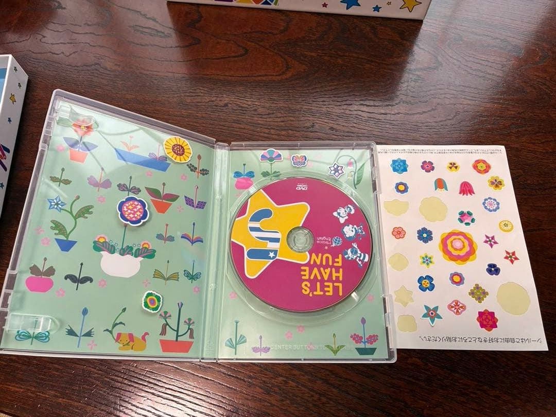 英語教材ミライグリッシュ DVD+CD シール一部使用ずみ