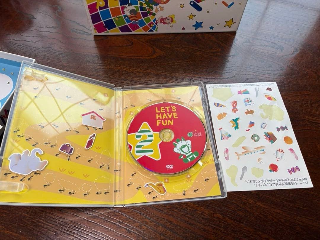 英語教材ミライグリッシュ DVD+CD シール一部使用ずみ