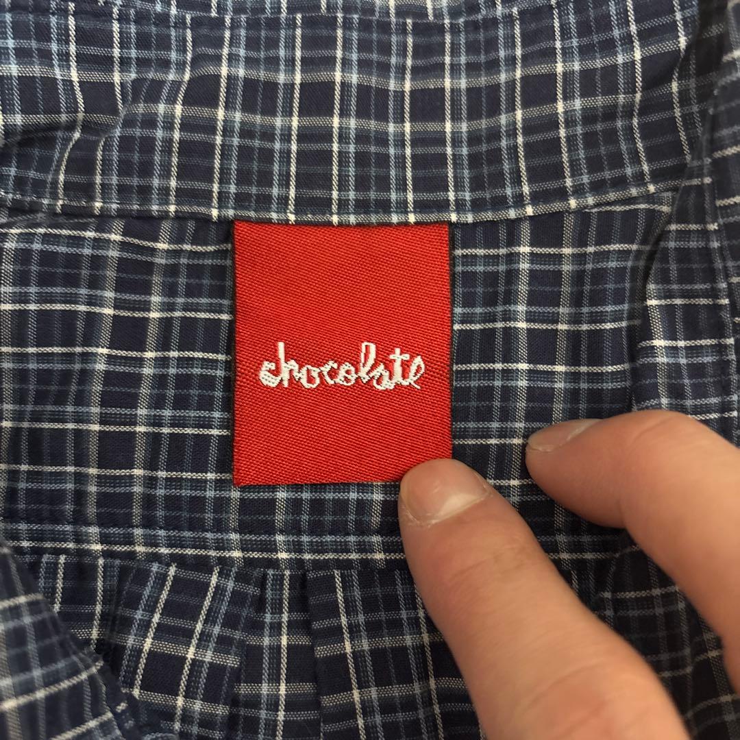 chocolate 90s チェック柄 半袖シャツ
