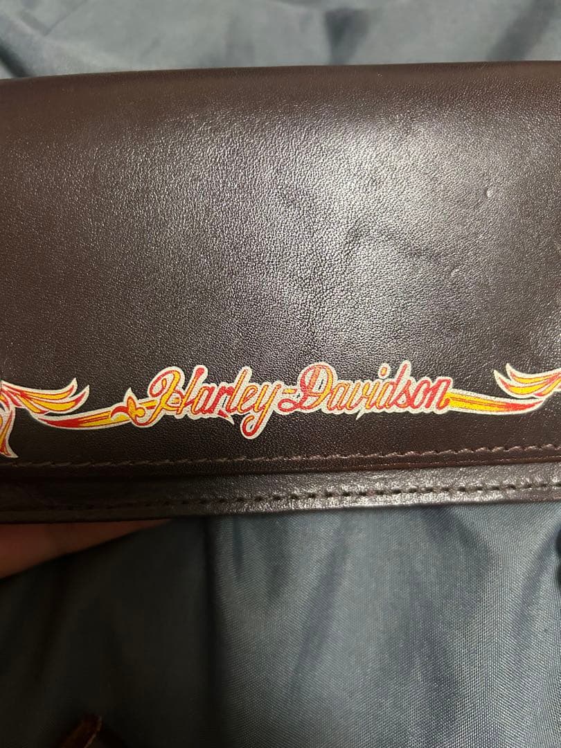 【80'S】　ハーレーダビッドソン　ミドルトラッカーウォレット　イルビゾンテ　付