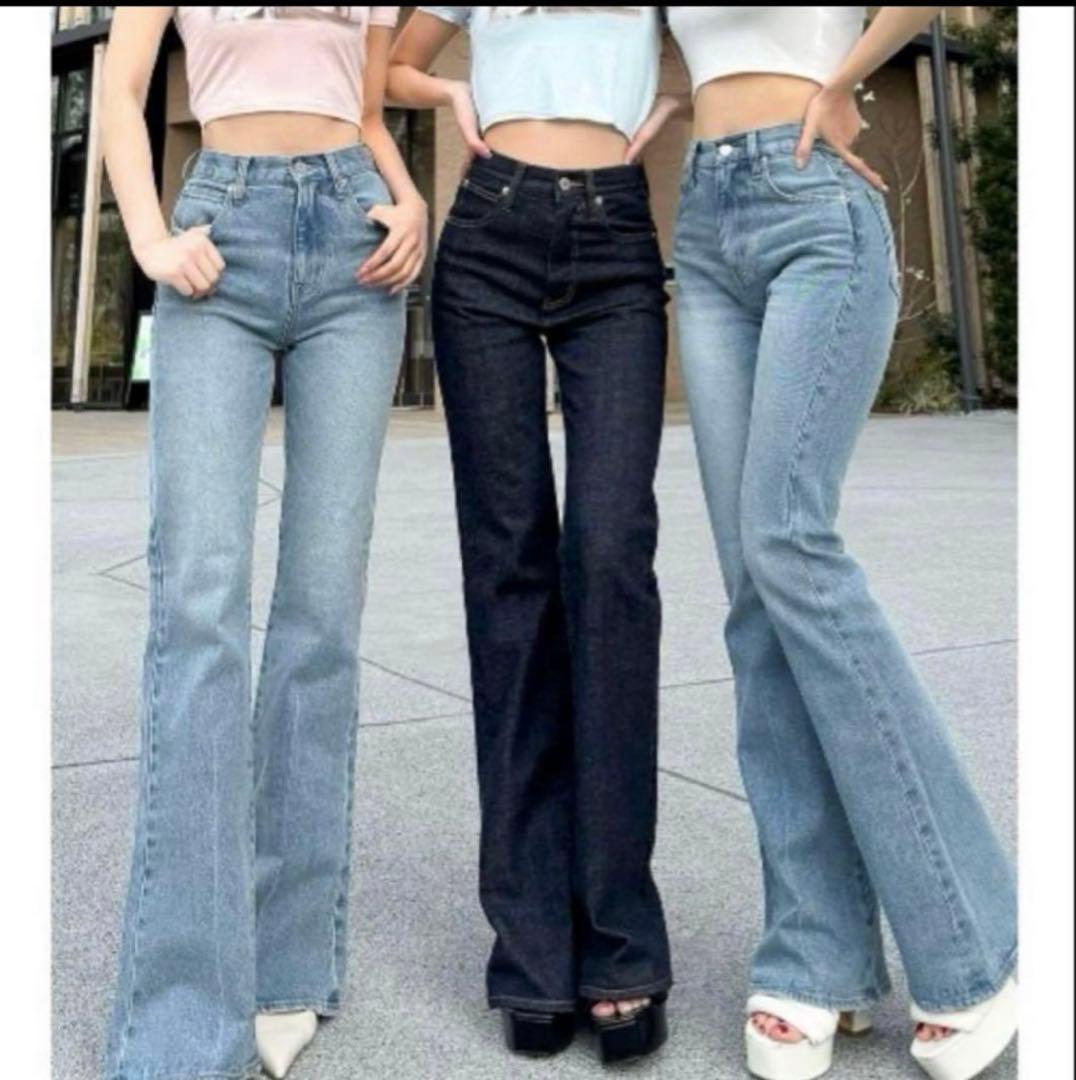 Darich セミフレアデニムパンツ