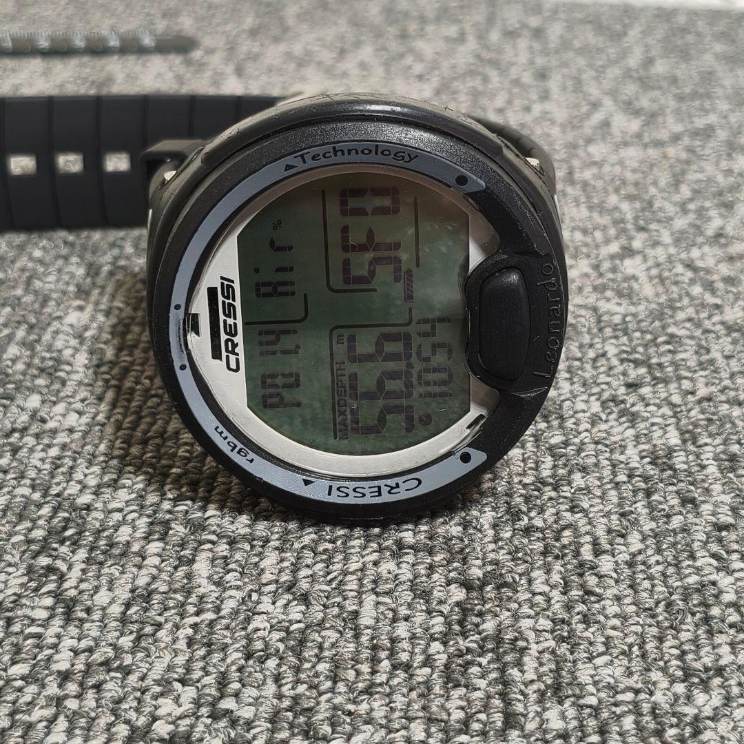 動作品 CRESSI デジタル ダイビングコンピュータ 腕時計 Leonardo