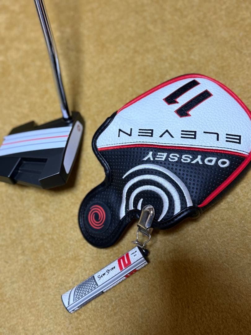 ★こうきち様用★オデッセイ ELEVEN パター 32インチ カバーホルダー付き