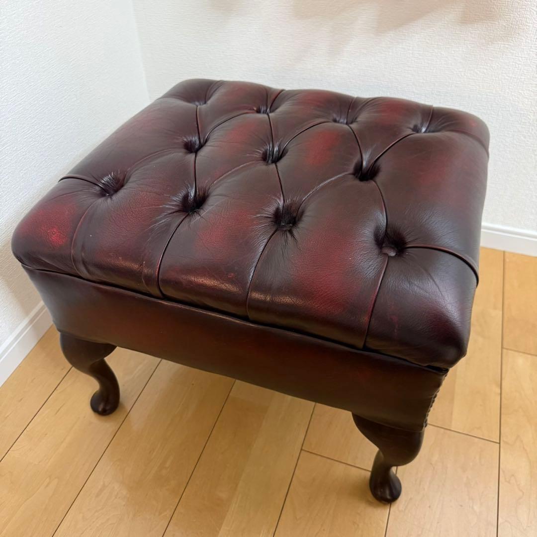 ディスティンクティブ・チェスターフィールド リーガル フットスツール