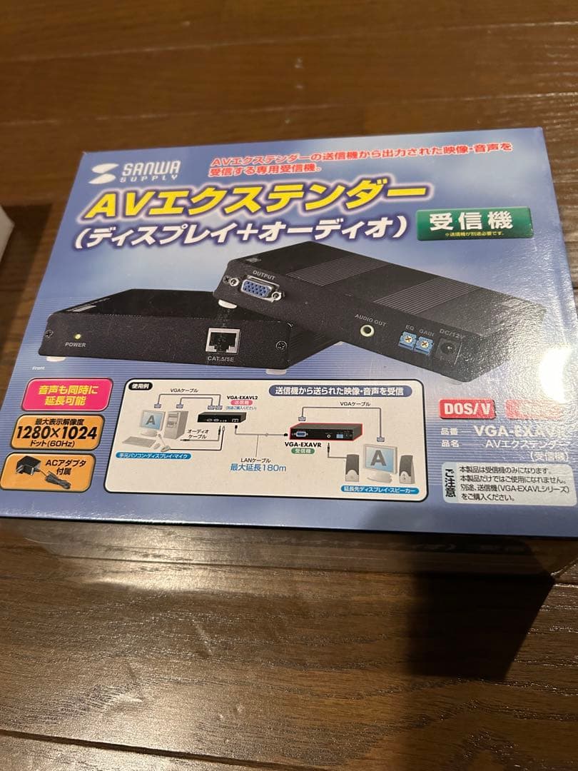 SANWA AVエクステンダー 送信機と受信機のセット