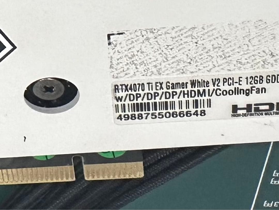 GEFORCE RTX 4070ti ジャンク品