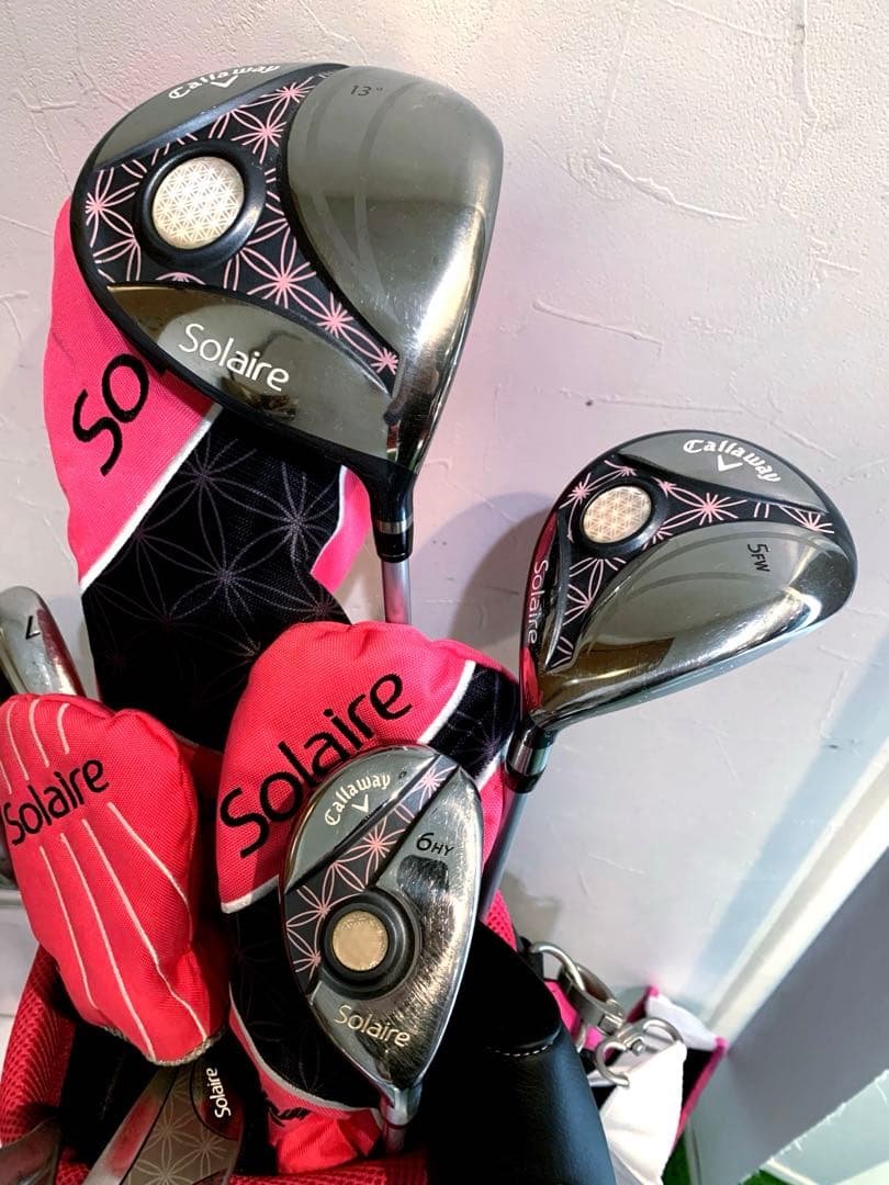 豪華　良品　現行品　レディースゴルフクラブ キャロウェイ　ソレイユ　優しく可愛い