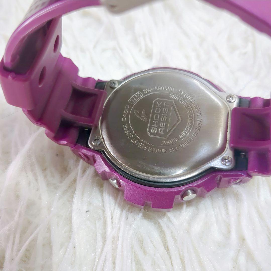 未使用 電池交換済 CASIO G-SHOCK DW-6900NB 希少パープル