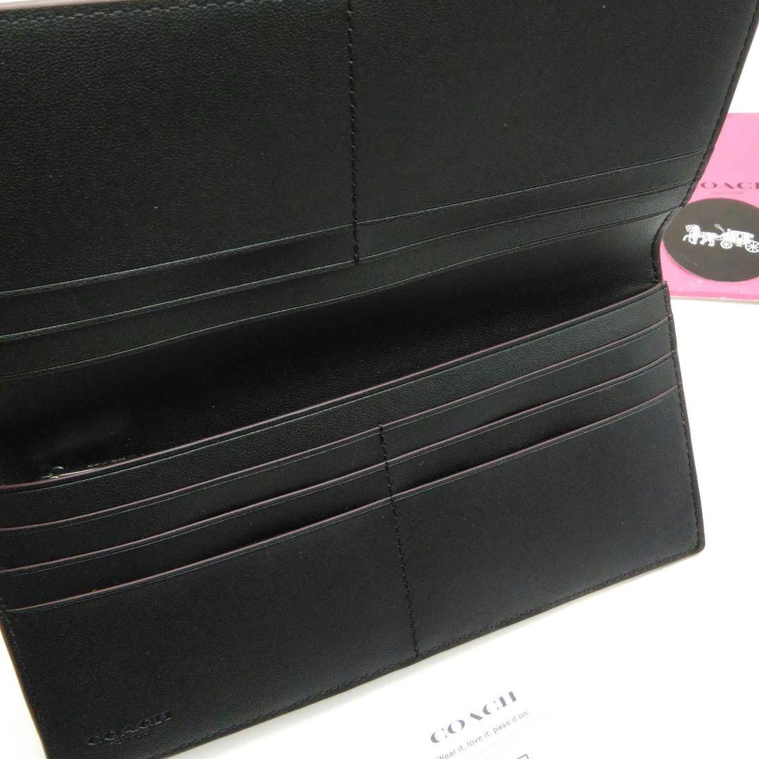 新作　新品　COACH　長財布　メンズ　人気の小銭入れ付き