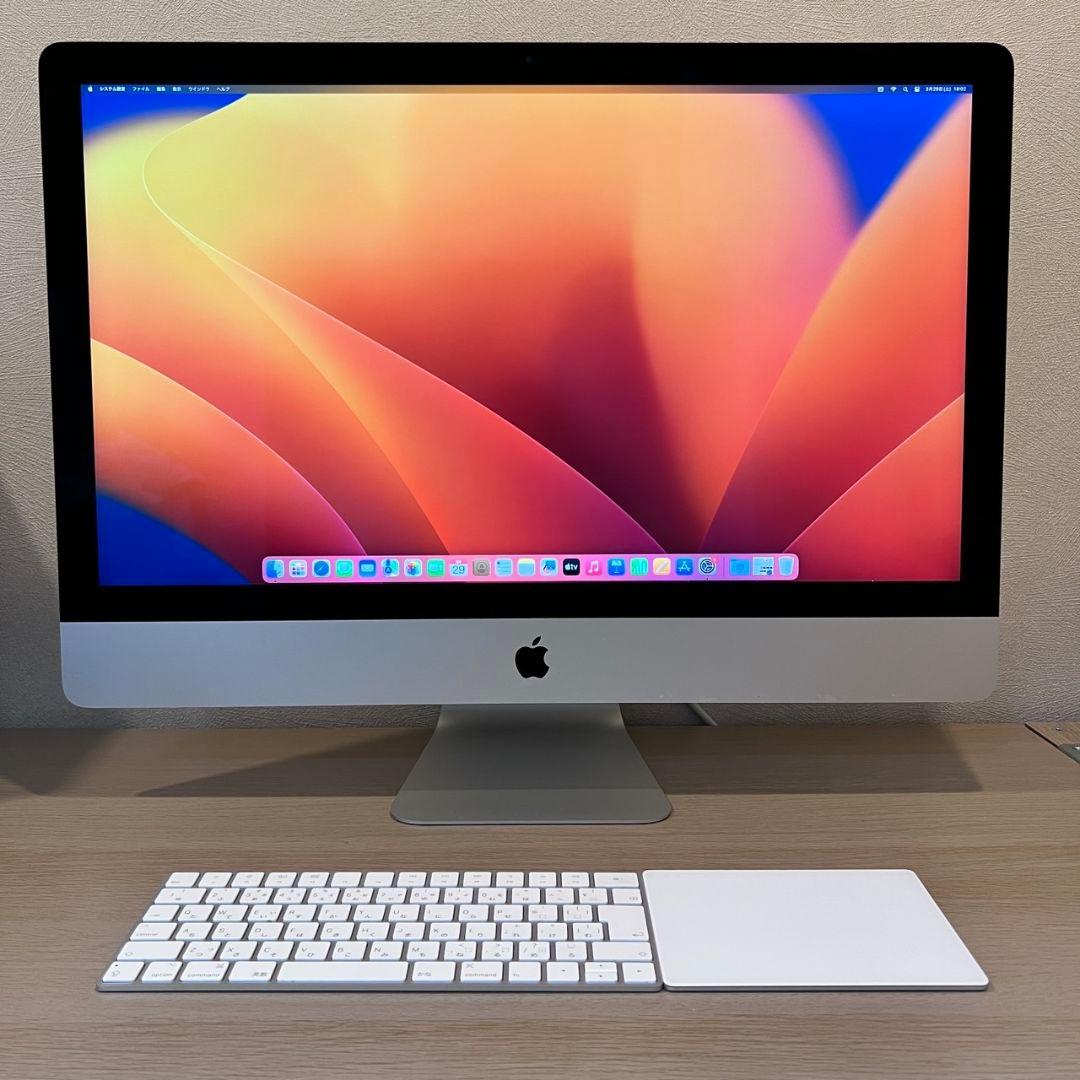【最終値下げ】iMac 5K 27inch 40GB キーボードトラックパッド付