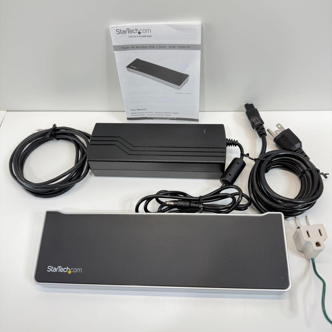 美品 StarTech ドッキングステーション DK30CH2DEP 付属品完備