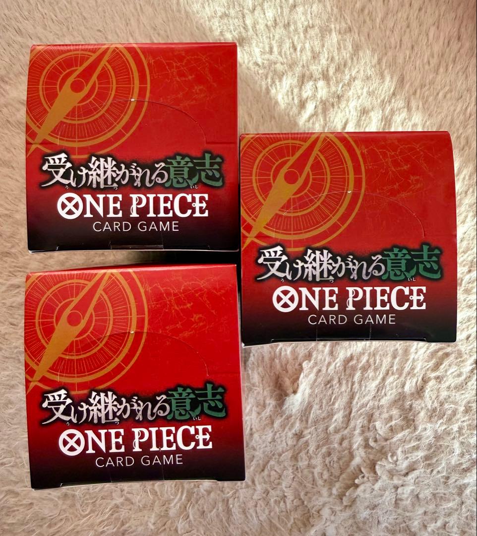 ワンピースカードゲーム　受け継がれる意思　新品　テープ付き 3BOX