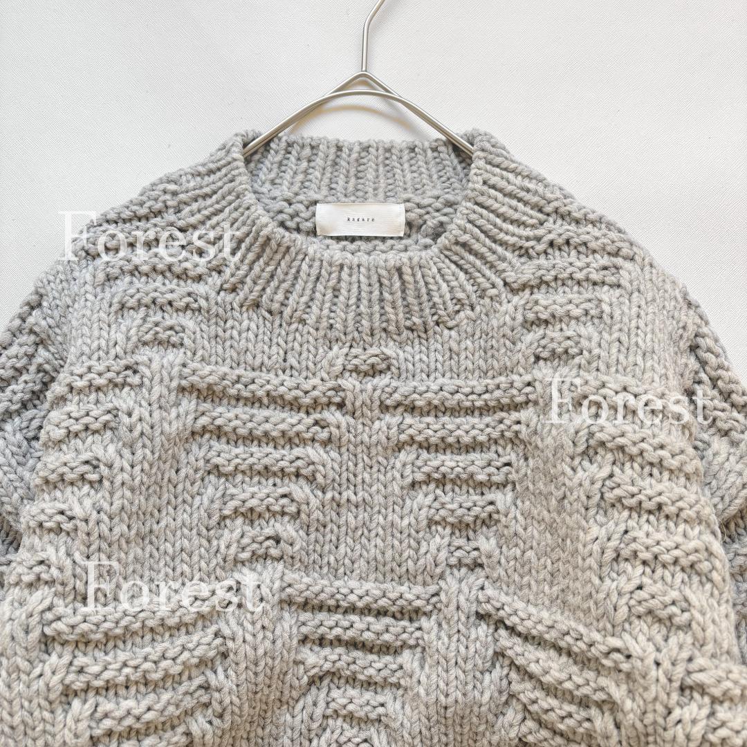 ペルートライアングルニット　sizeFREE　かぐれ