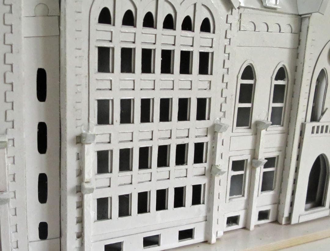 昭和レトロ洋館「慶應義塾大学図書館旧館」　白色模型