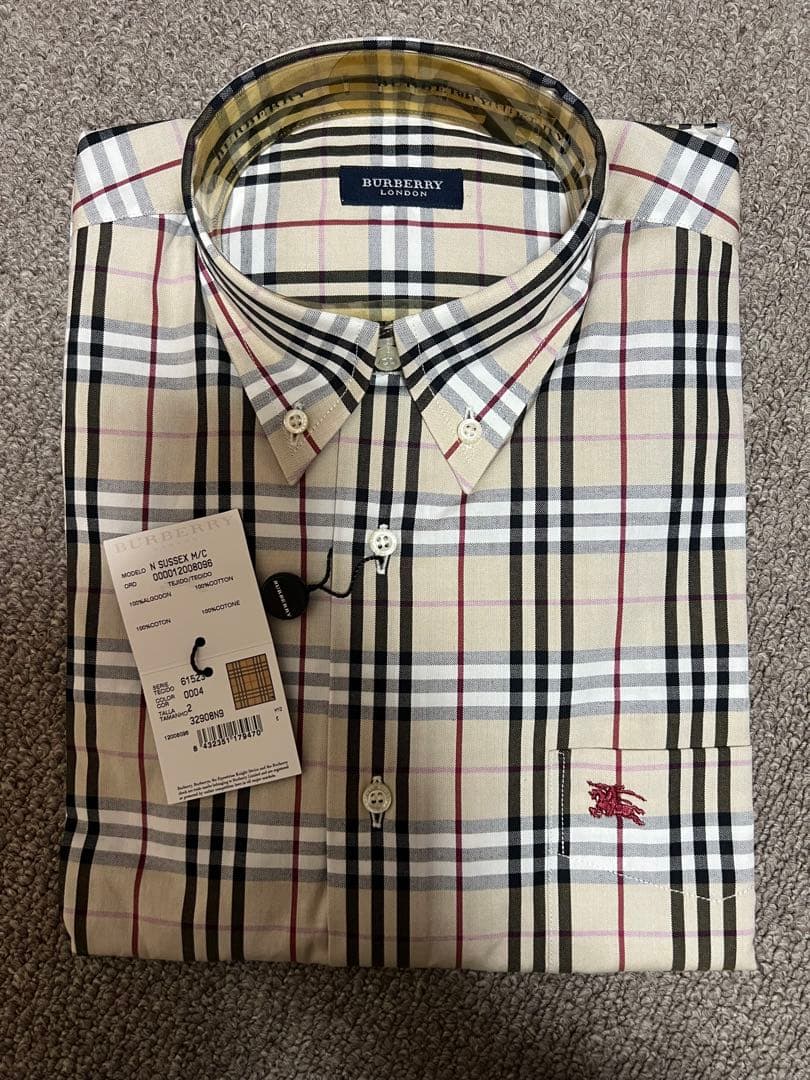 BURBERRY チェック柄シャツ