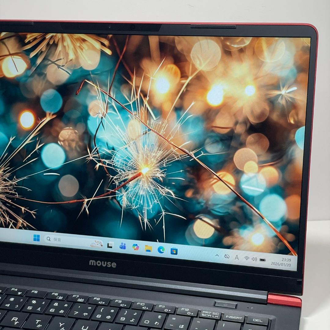 ★美品★ Mouse X4-R5 Ryzen5 ノートPC バッテリー◎ SSD