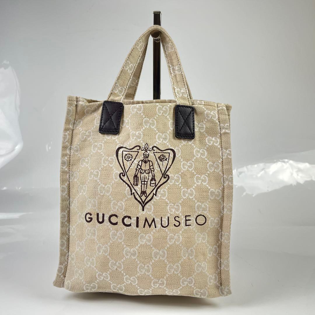 【極美品】　グッチ　バック　バッグ　トートバッグ　GG柄 レディース
