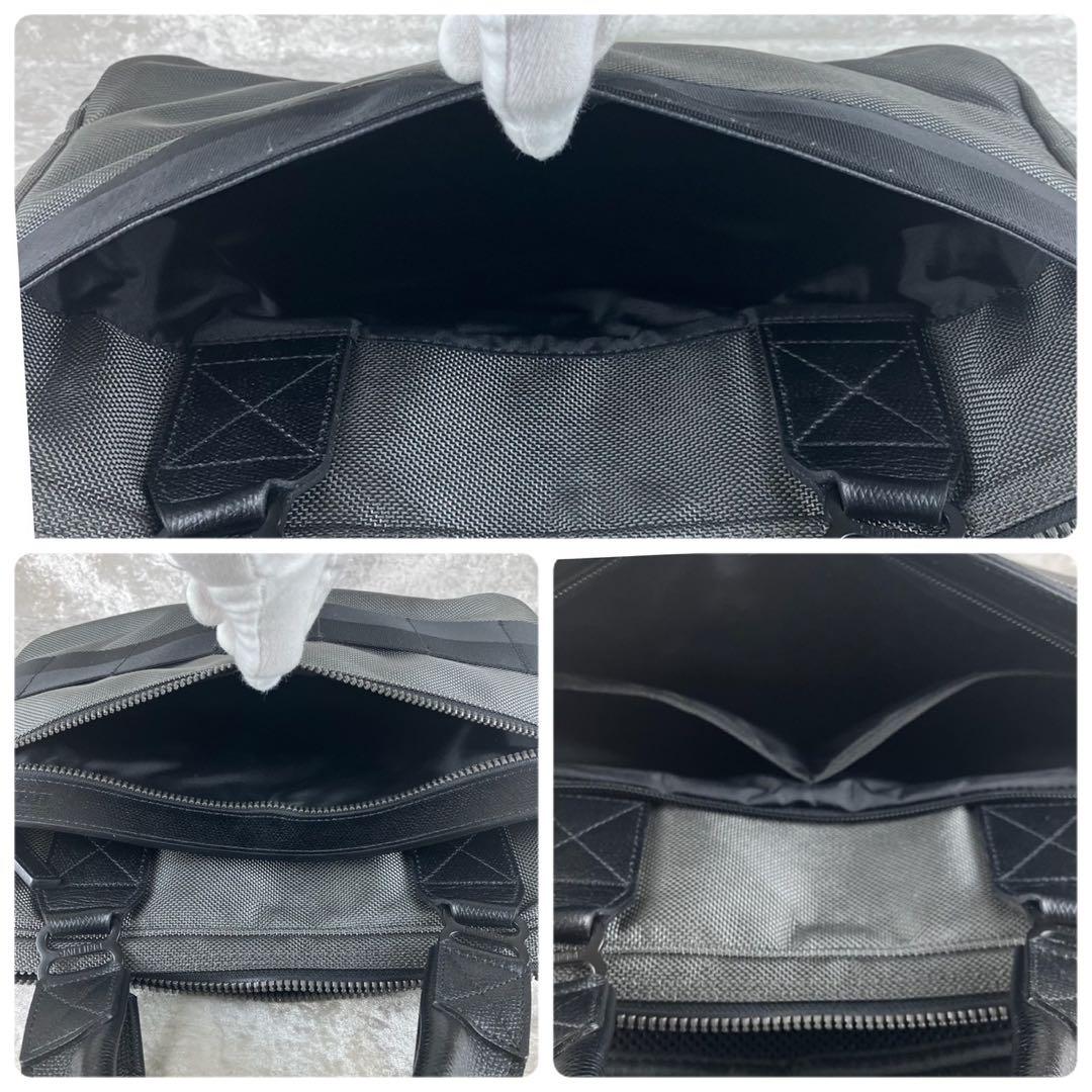 現行 未使用級 ブリーフィング フュージョン ワンウェイ ブリーフケース グレー