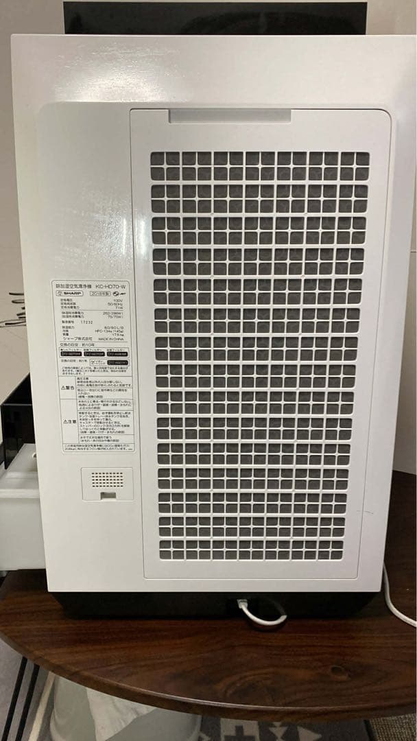 SHARP 除加湿空気清浄機　2018年製 プラズマクラスター