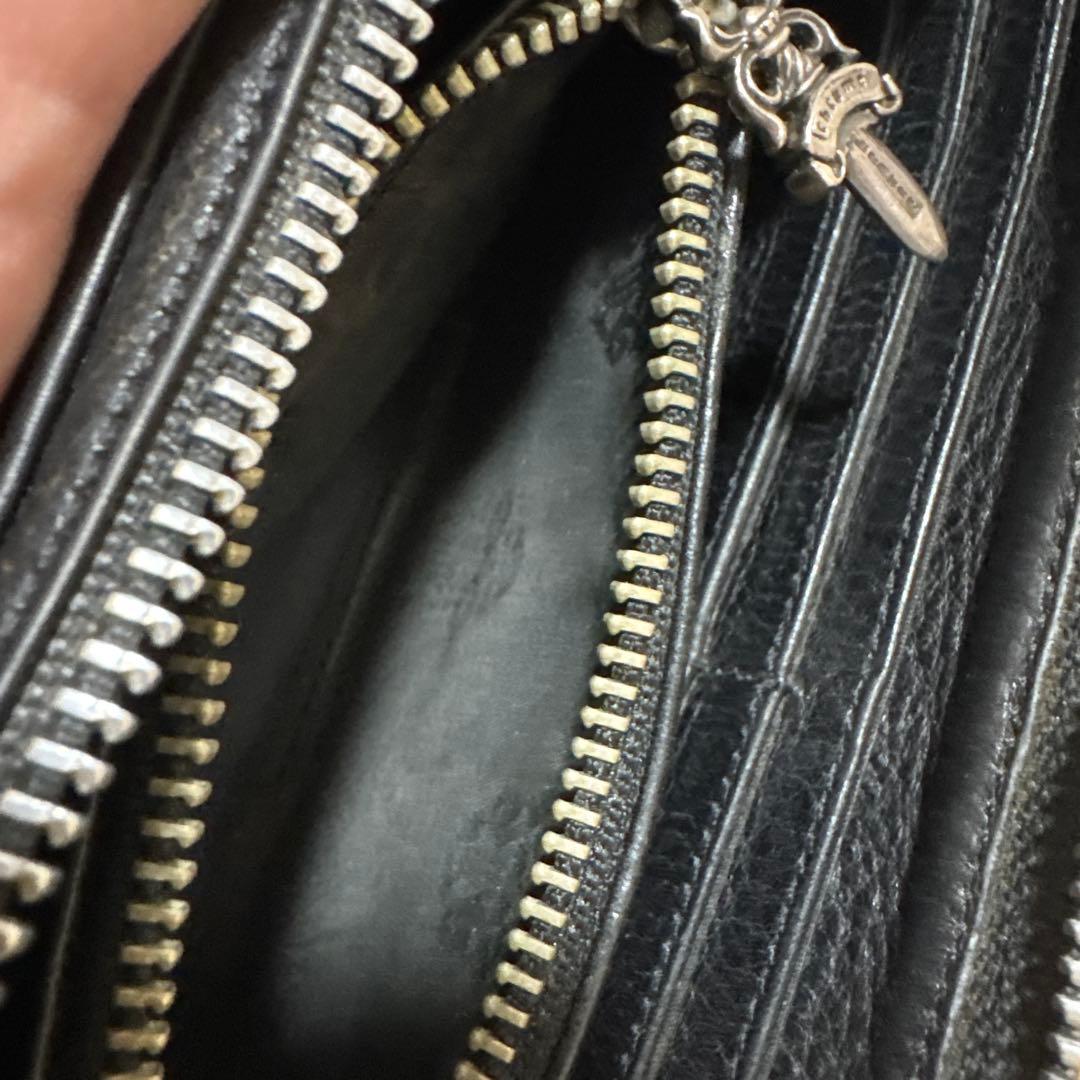 CHROME HEARTS クロムハーツ プレーンウォレット 長財布ジャンク品