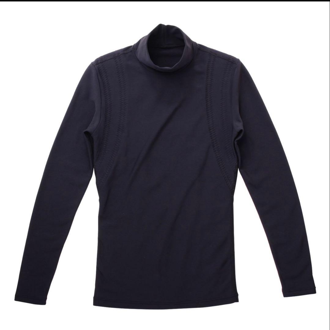 グラントイーワンズレディースパンプ ハイネック長袖光電子 S ブラック