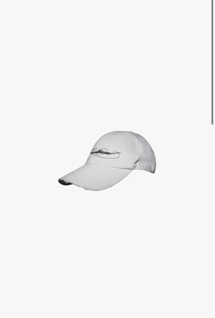帽子 theredthread S logo script cap (white)