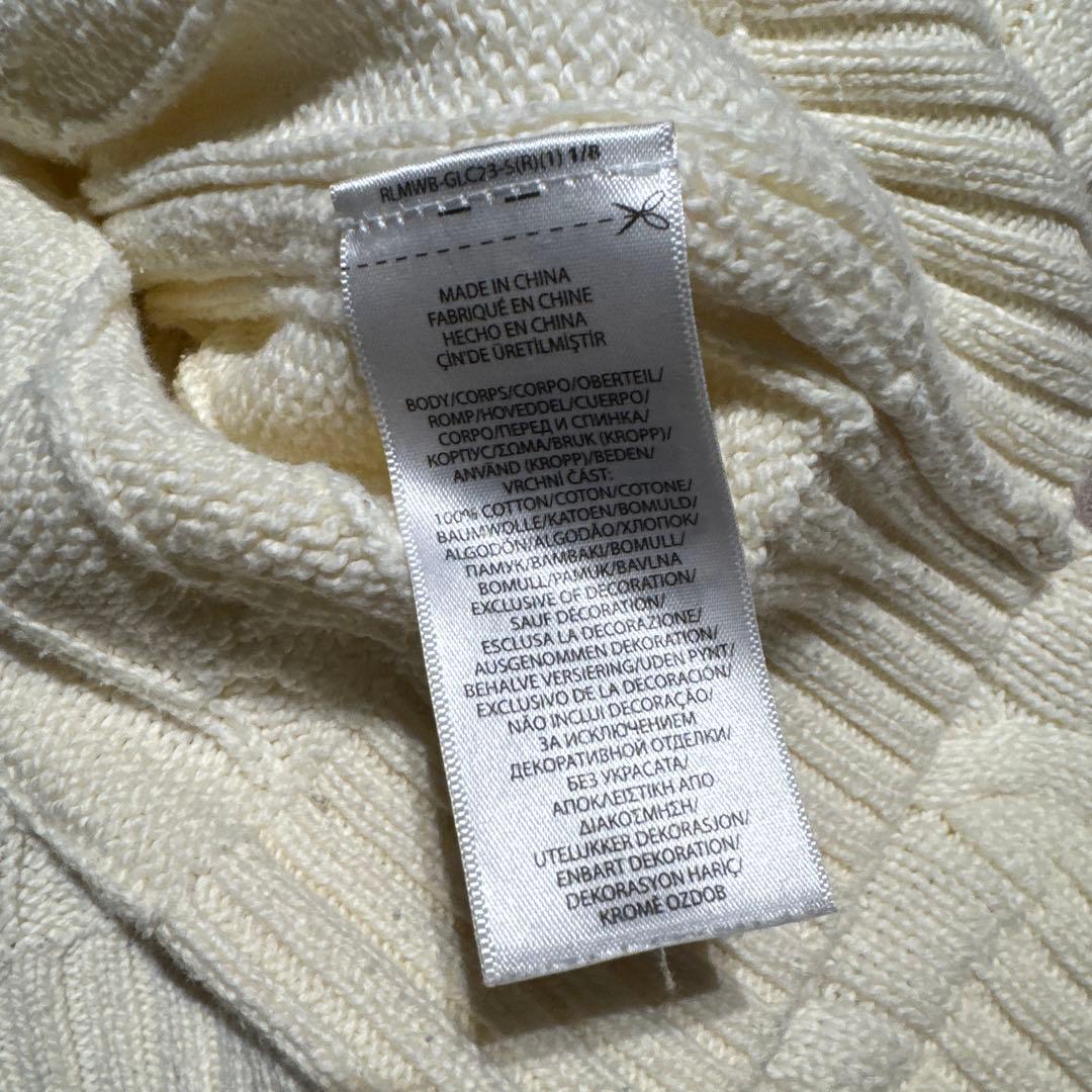 Polo Ralph Lauren セーター　ケーブルニット　コットン　綿　M