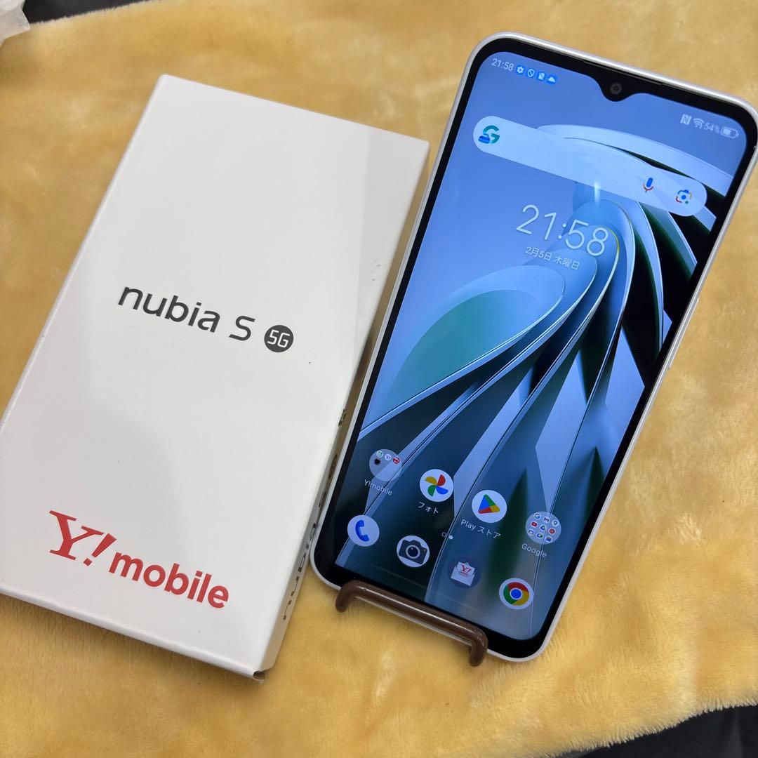 nubia S 5G Y!mobile ホワイト 128GB