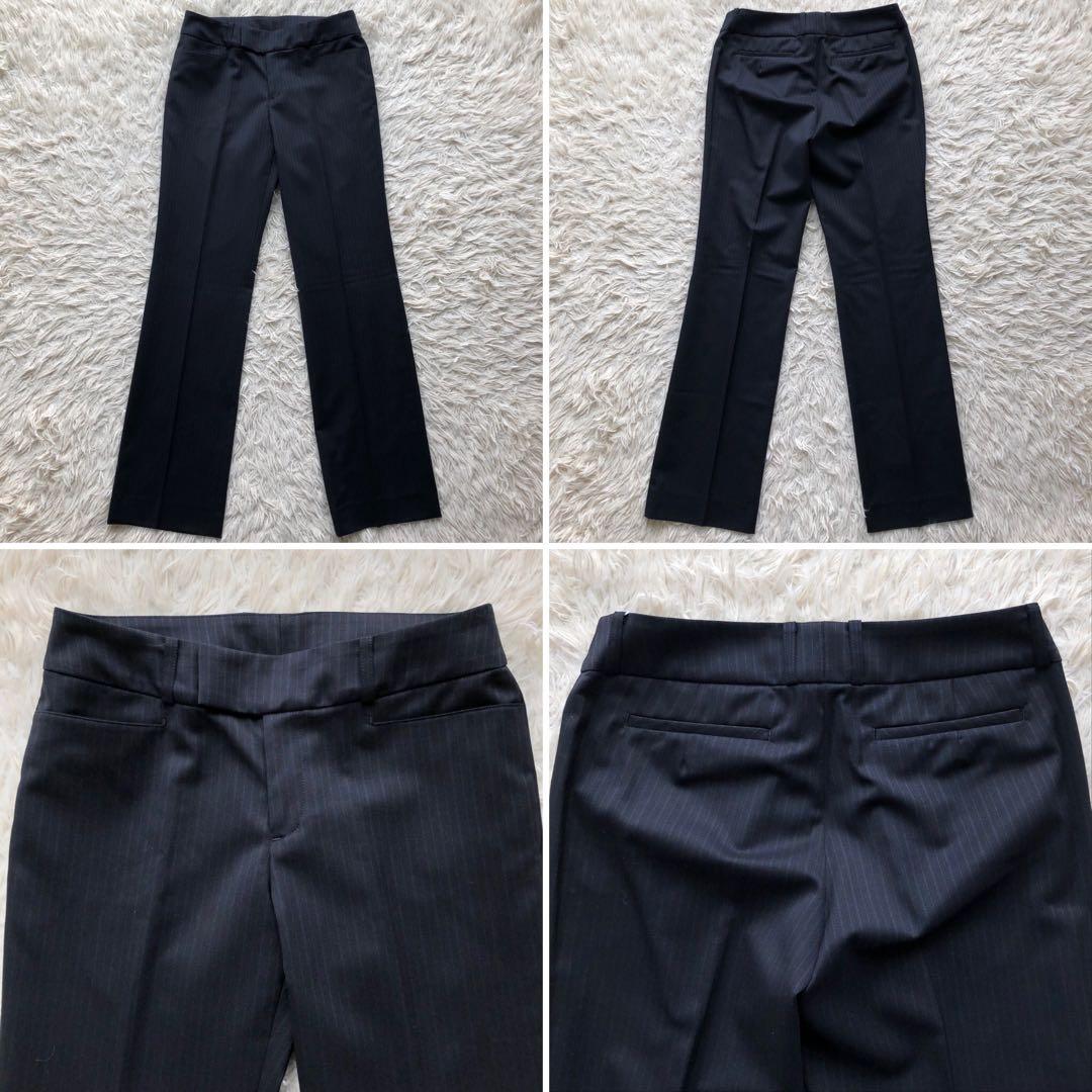 【近年 洗える 新品未使用 ３点セット】 洋服の青山　スーツ　紺　ストレッチ