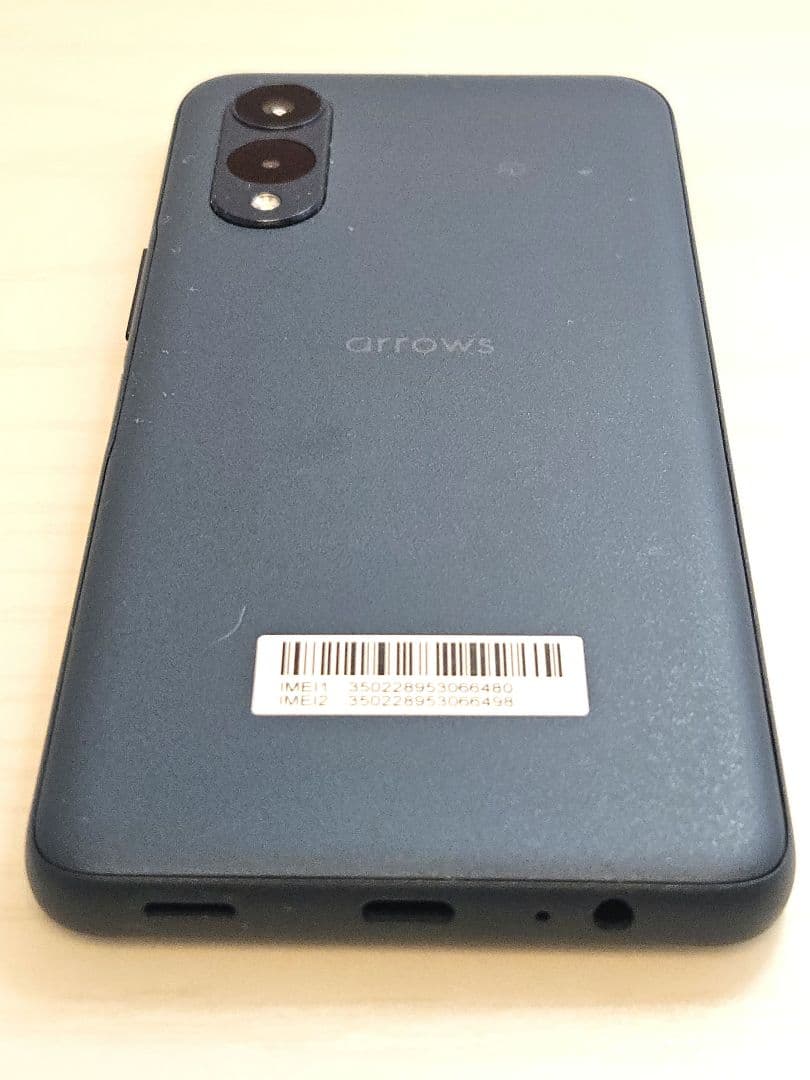 arrows スマートフォン ダークブルー 本体