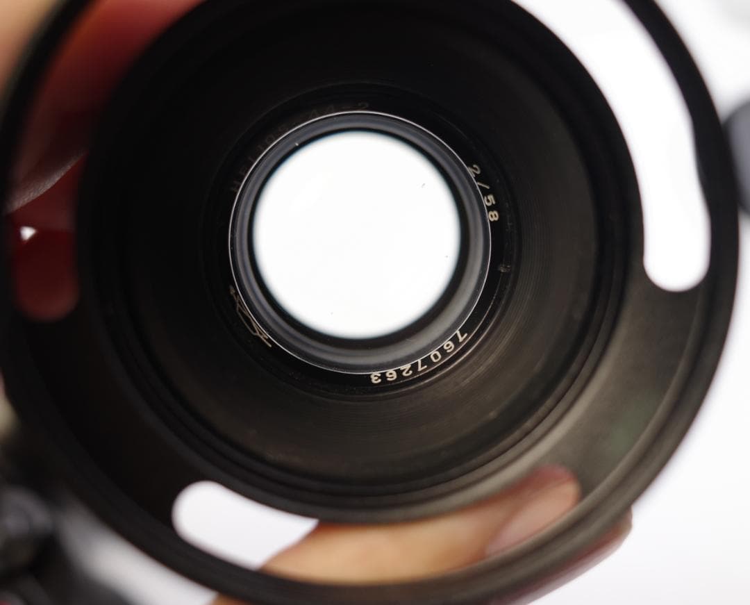 79 　新品同様　ぐるぐるボケレンズ　ヘリオス　44-2　M42アダプター付