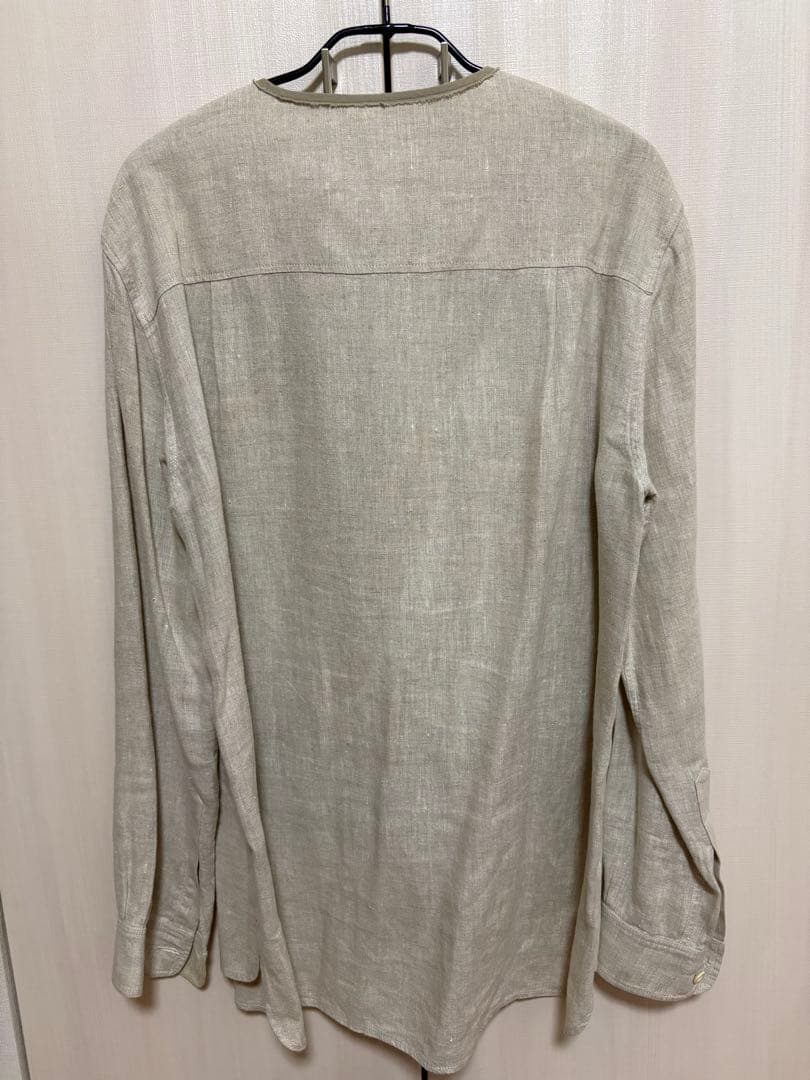 archivio j.m.ribot アルキビオ バンドカラーシャツ　　46