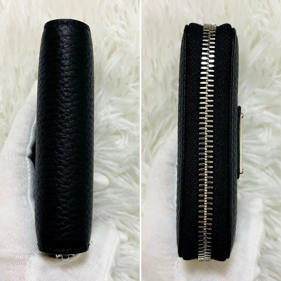 【りょう】✨付属完備✨PRADA ケース ラウンドファスナー レザー